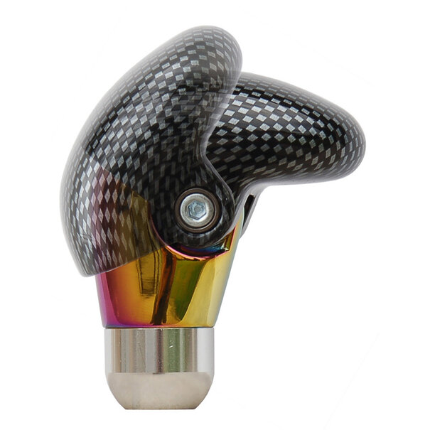 Simoni Racing Simoni Racing Pookknop Shake - Rainbow Aluminium + Carbon