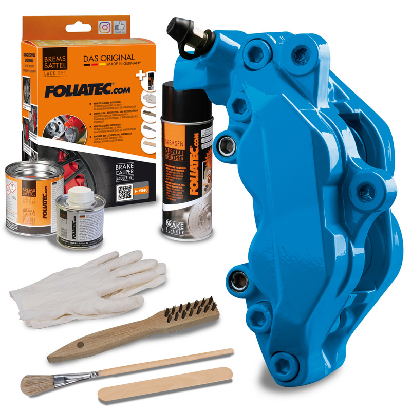 Foliatec Foliatec Remklauwlakset - GT blauw - 3 Componenten