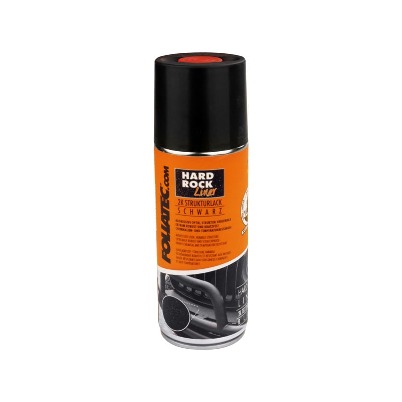 Foliatec Foliatec Universal 2C Hard Rock Liner Spray Paint - mat zwart 1 x400ml