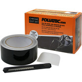 Foliatec 'Chrome Out' Set Matzwart - Folie strip 5cm x 15m