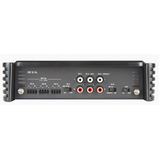 Audison AudisonAV 5.1k - Vijfkanaals Versterker 2x75W+2x250W+1x1000W