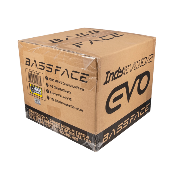 bass face Subwoofer 25 cm IndyEVO10/2 1250 W rms 2+2 OHM