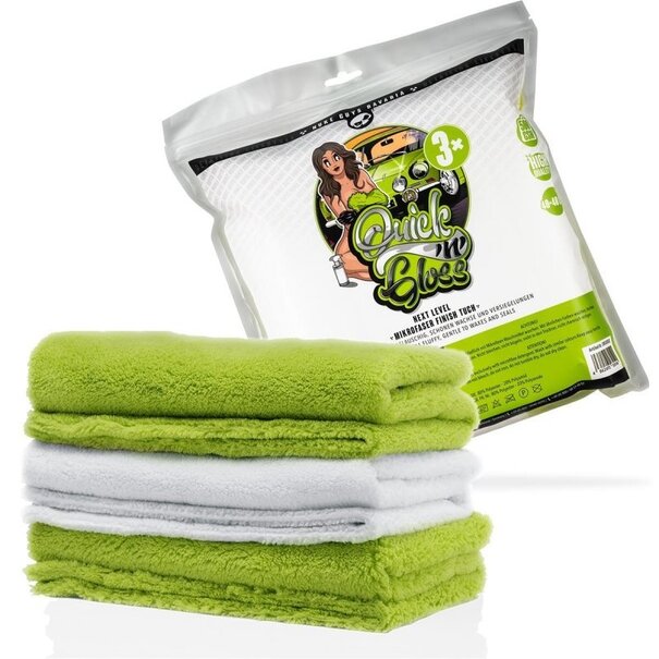 Nuke Guys Quick 'n' Gloss Microfiber Cloths - 3-pack