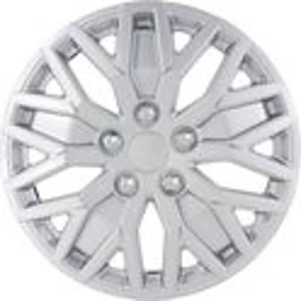 AutoStyle Autostyle Wieldoppen 16 inch Hampshire Zilver ABS