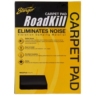 Stinger RKCP12 Roadkill Expert Series Carpet Pad demping en isolatie materiaal