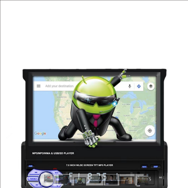 Lakro radio klapscherm android met apple carplay en android auto