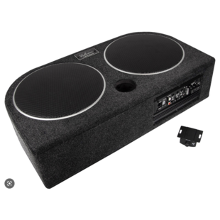 Hifonics VULCAN VRX-82A - 20 cm Aktiv Subwoofer mit 400 Watt (RMS: 200 Watt)