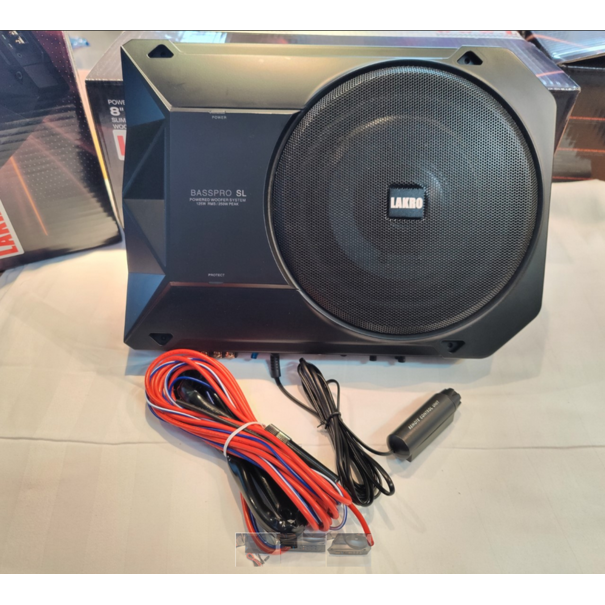 Lakro auto underseat lakro active subwoofer voor onder de stoel 250watt / 125watt rms incl basscontrole