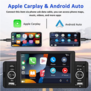 Autoradio - 1 DIN - Apple Carplay - Android Auto - Bluetooth - Usb - Achteruitrijcamera