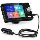 Mini Dab + Ontvanger 2.8Inch Voor Europa Auto Dab Plus Digitale Uitzending Meerdere Muziekformaten Auto Fm-Ontvanger Radio