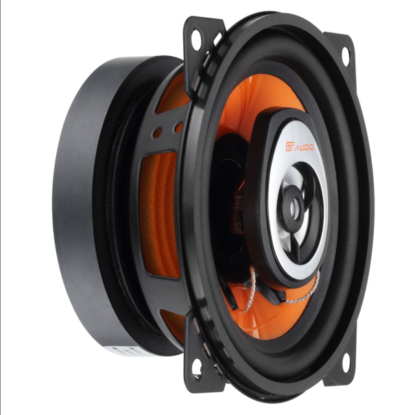 bass face GT Audio GT-FR42 4" 10cm 2-Way Coaxial Speakers 2x60W RMS Pair