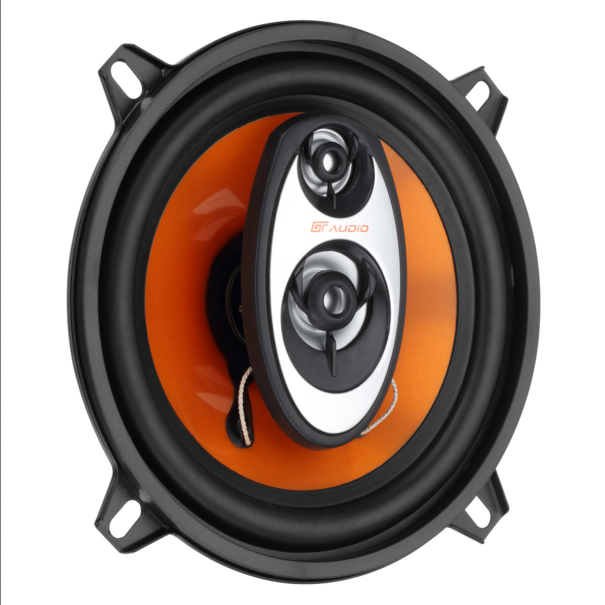 bass face GT Audio GT-FR523 5.25" 13cm 3-Way Coaxial Speakers 2x60W RMS Pair