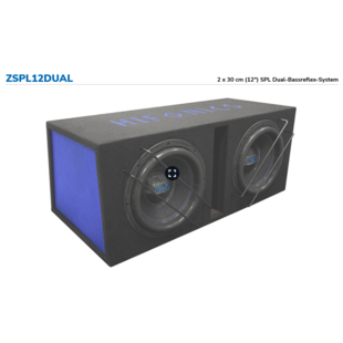 ZSPL12DUAL 2 x 30 cm (12") SPL Dual-Bassreflex-System