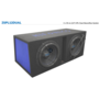 ZSPL12DUAL 2 x 30 cm (12") SPL Dual-Bassreflex-System