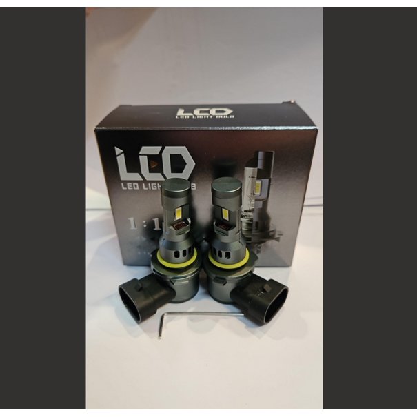 Lakro HB4 9006 koplamp set daglichtwit 6000K - 35 Watt & 2000 Lm/stuk | 12VDC - actieve koeling