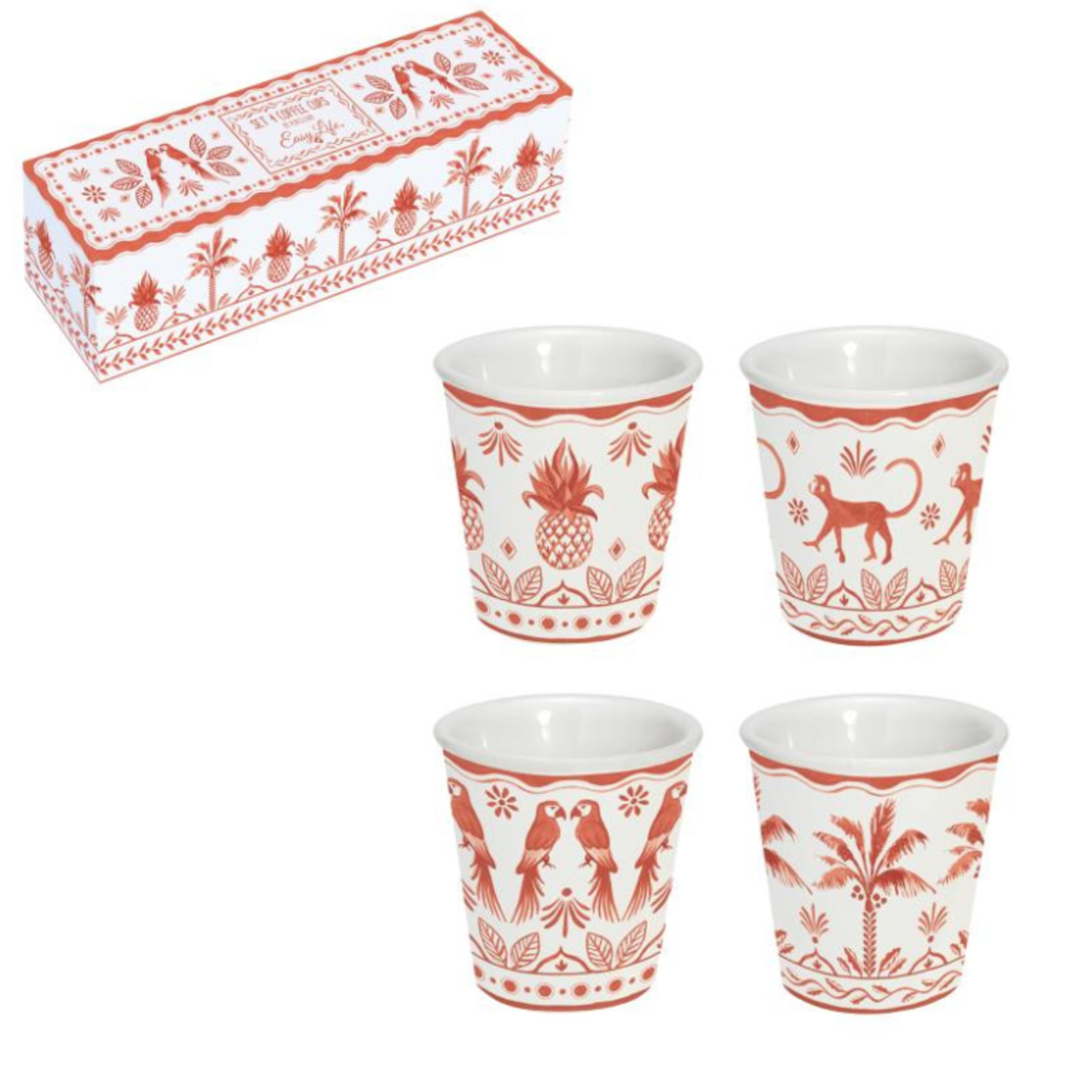 Giftset Exotic vibes espresso 4x