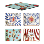 Giftset schaaltjes - sieraden plates 4x