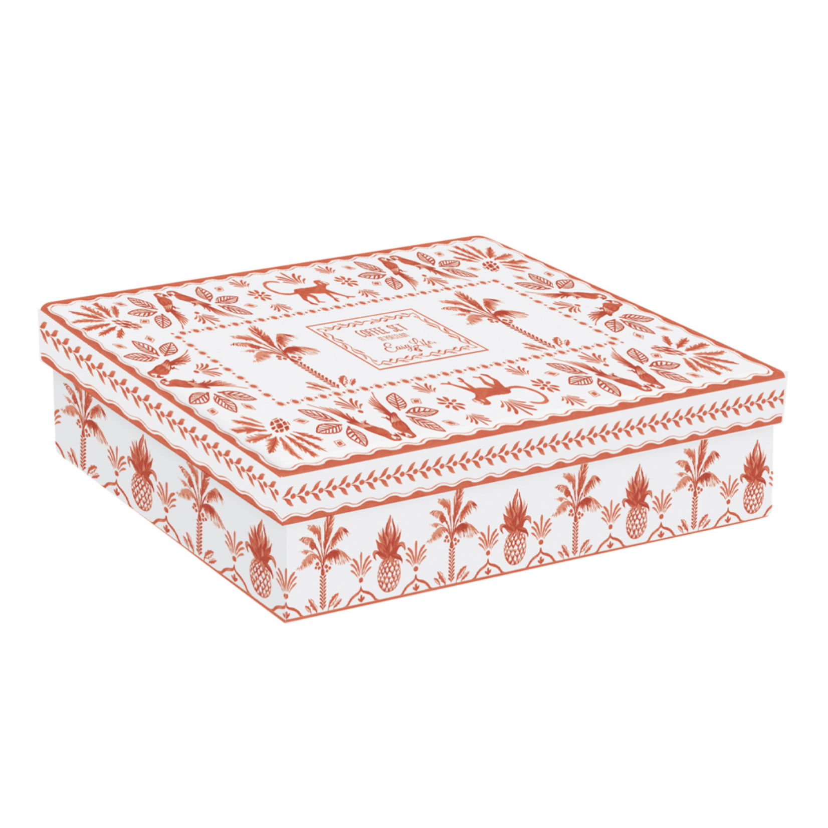 Giftset exotic vibes kop en schotel 4x