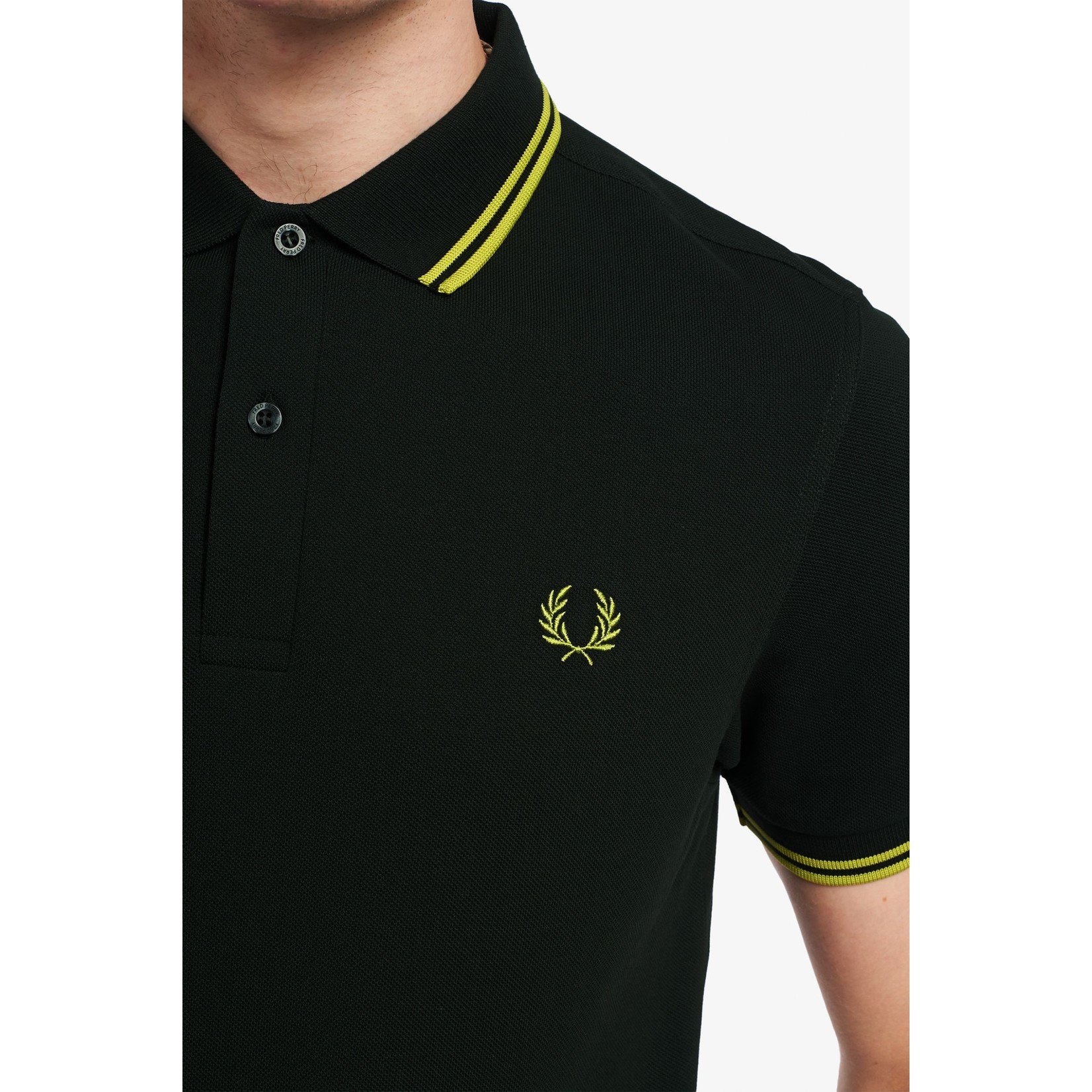 Fred Perry M3600 P25 Britgreen/Citron