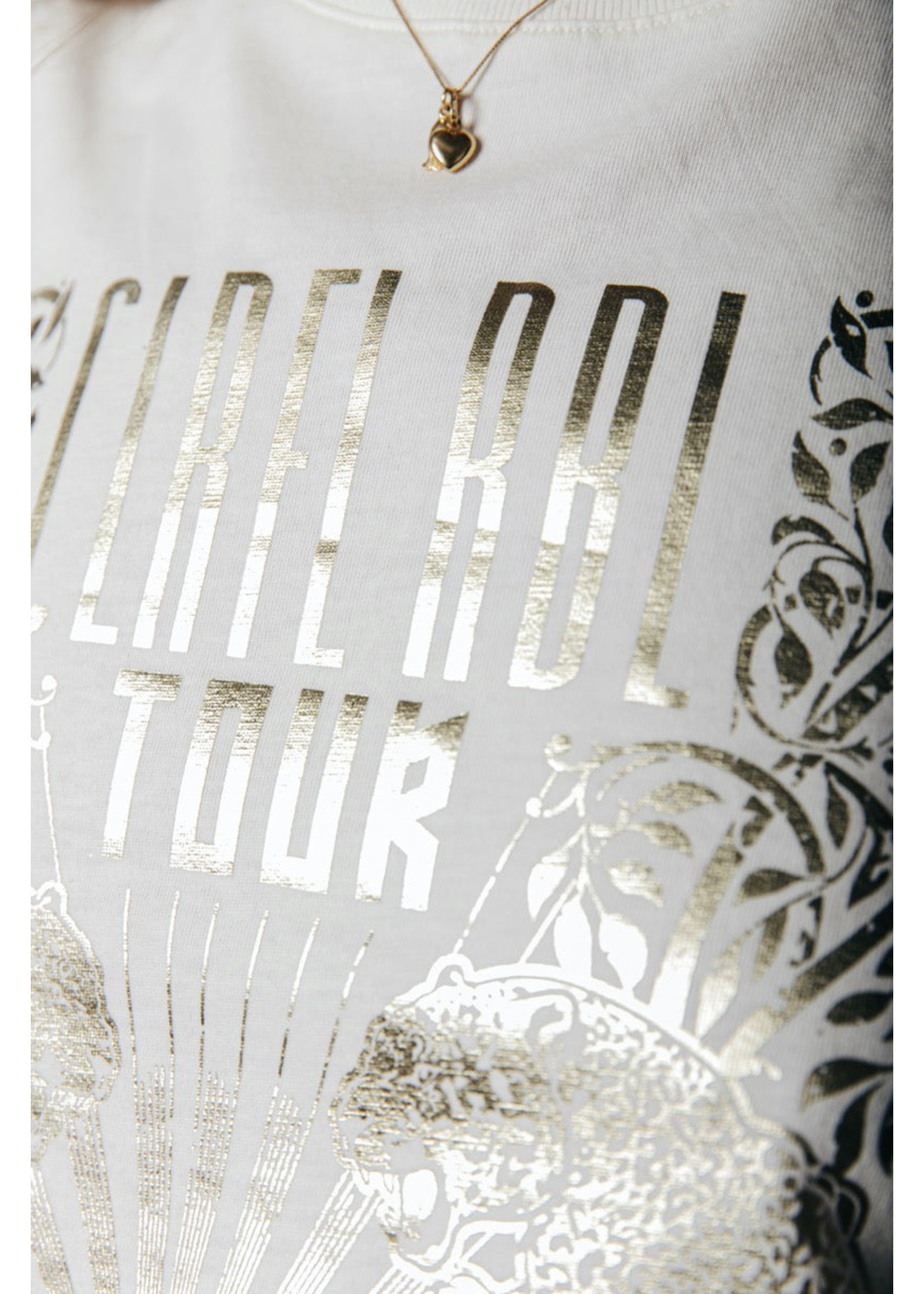 Colourful Rebel CLRFL RBL Tour T-shirt - Off White