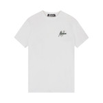 Malelions Backprint T-shirt - White/Dark Slate