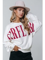 Colourful Rebel Oversized sweater - Off White