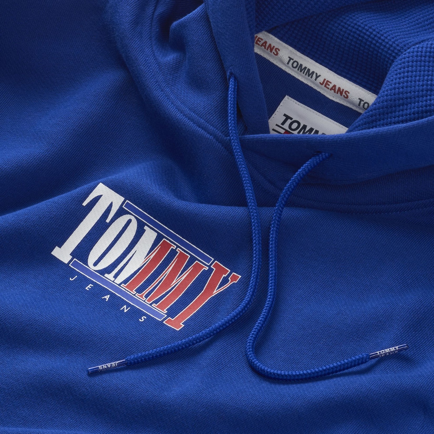 Tommy Jeans Essential Graphic Hoodie Cobalt