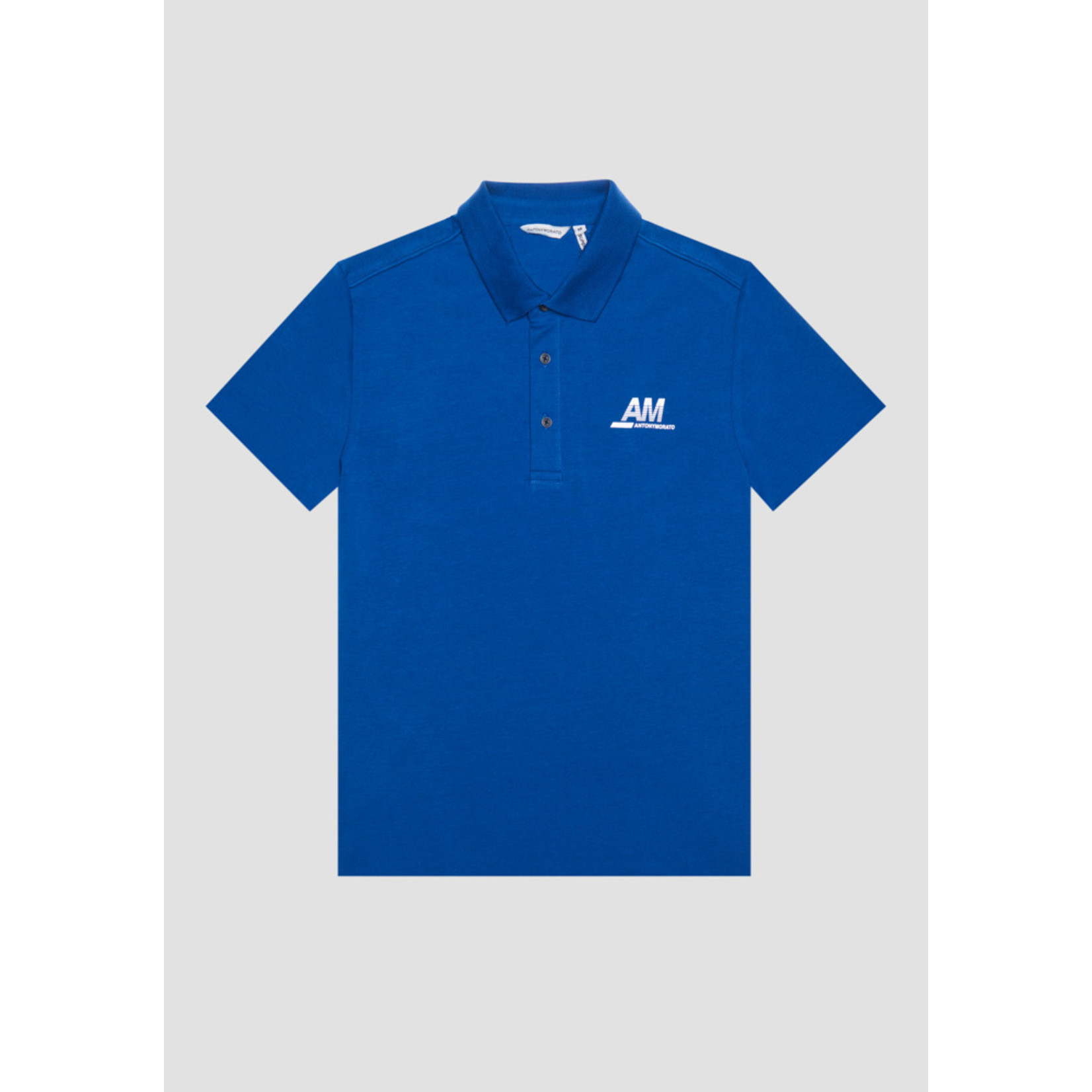 Antony Morato Polo Slim Fit MMKS02239-FA120001 7081 Bluette