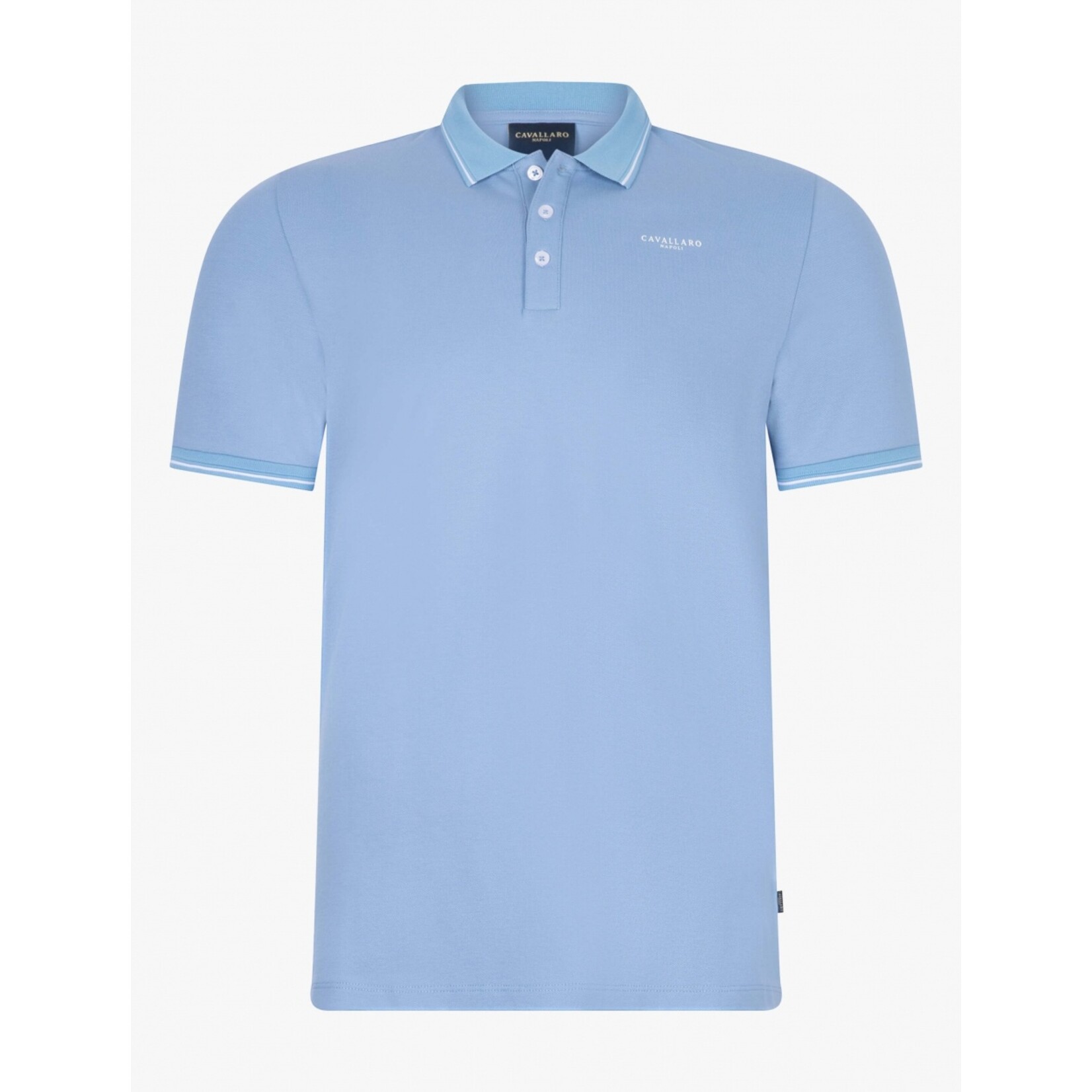 Cavallaro Napoli Polo Andrio Mid Light Blue