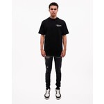 Malelions Oversized t shirt backprint - Black-Beige