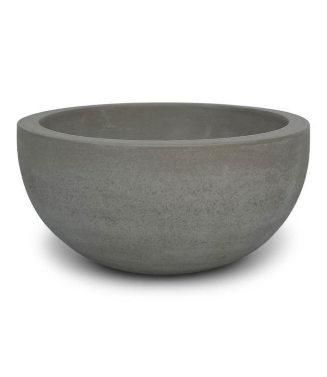 Como Fonteinset toilet, Concrete waskom met massief houten blad 40 x 24 cm