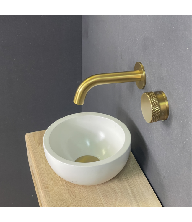 Como Fonteinset Lecce met eiken hout plank