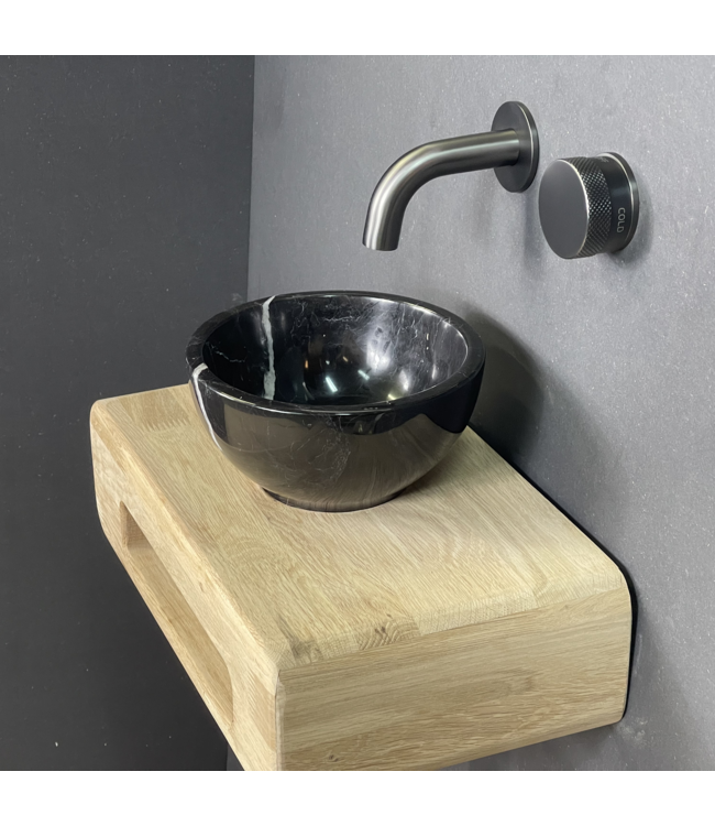 Como Natuursteen fonteinset mood 60 met eiken hout plank