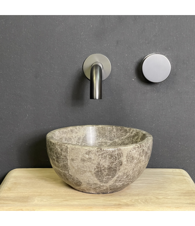 Como Natuursteen fonteinset mood 60 met eiken hout plank