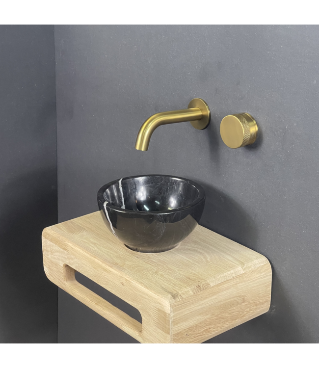 Como Natuursteen fonteinset Bliksem met eiken hout plank