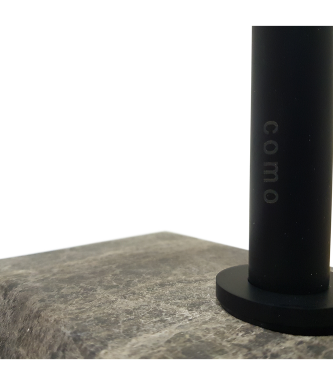 Como Fontein toilet natuursteen, mono blok marmer met  handdoekhouder