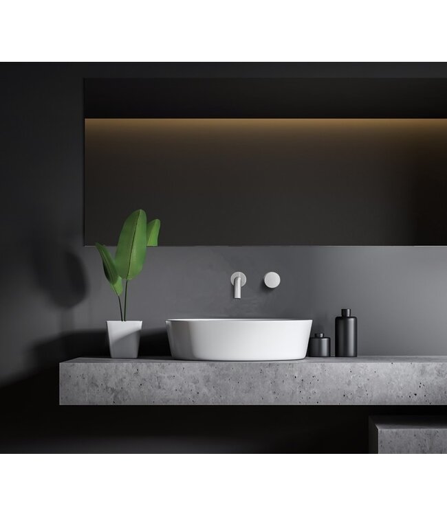 Como Inbouw wastafelkraan Mood 60 geborsteld nikkel