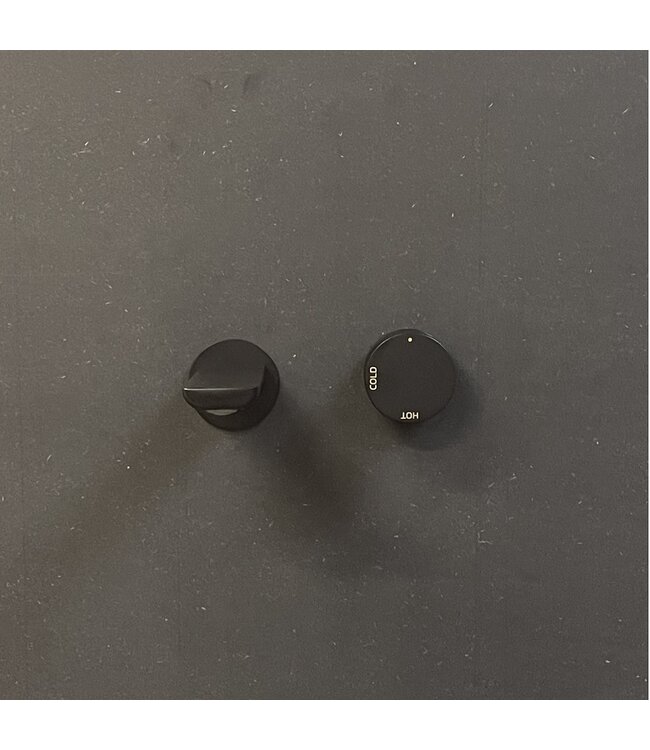 Como Wastafelkraan inbouw Mood 60 mat zwart met vierkant 21 cm uitloop