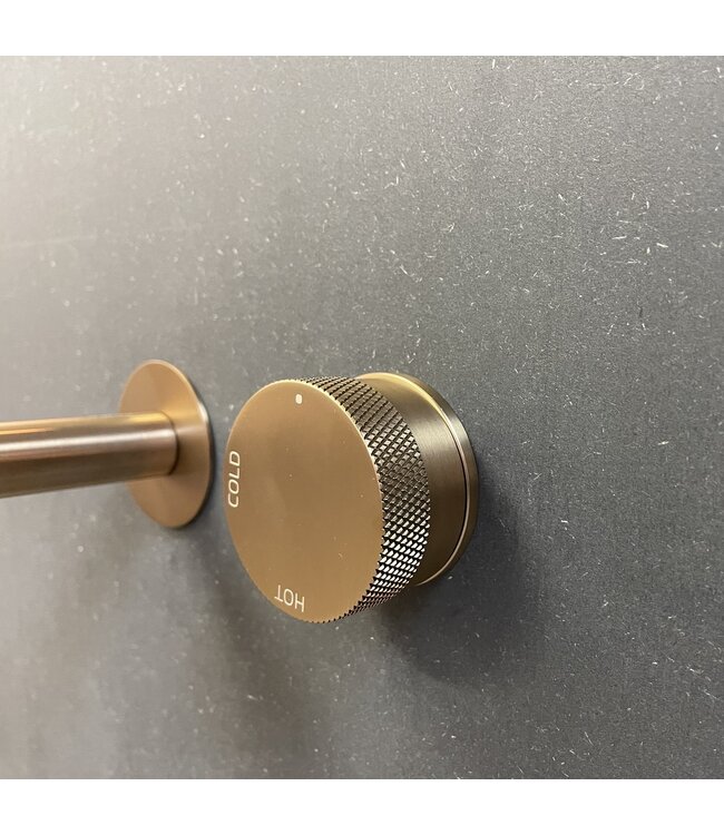 Como Wastafelkraan inbouw Mood 60 Rose Goud geborsteld koper PVD