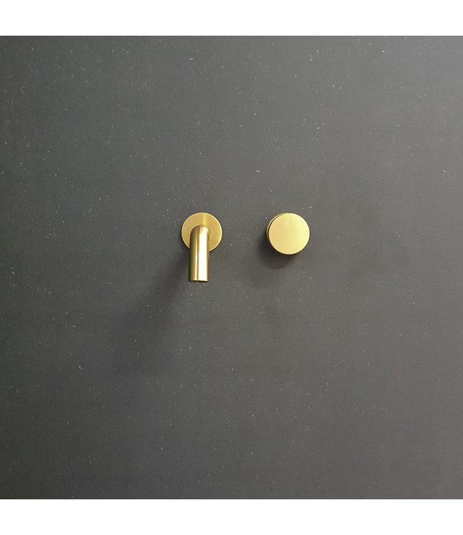 Como Inbouw wastafelkraan Mood 60 geborsteld messing goud PVD