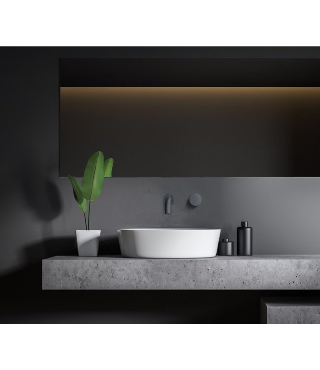 Como Inbouw wastafelkraan gunmetal Mood 60. Compleet!