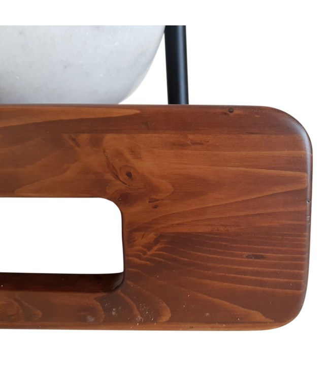 Como fontein toilet hout Lecce DVFSZLG014 mini waskom met planchet