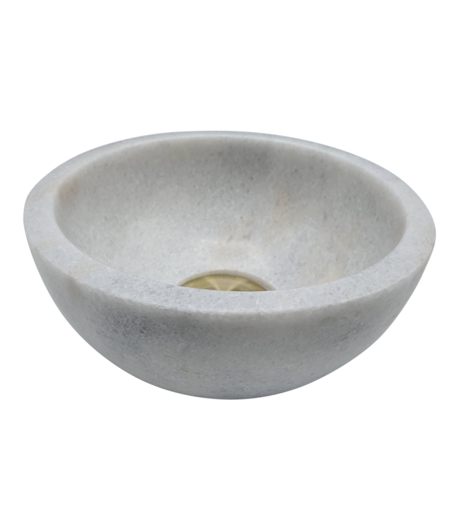 Como Lecce natuursteen waskom toilet 20 cm