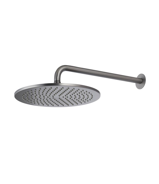 Como Inbouw Doucheset gunmetal met 30cm douchekop