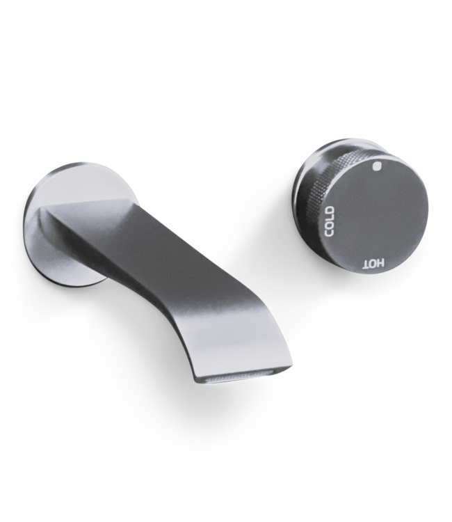 Como Mood 60 inbouw wastafelkraan S-Line nikkel, waterbesparend.