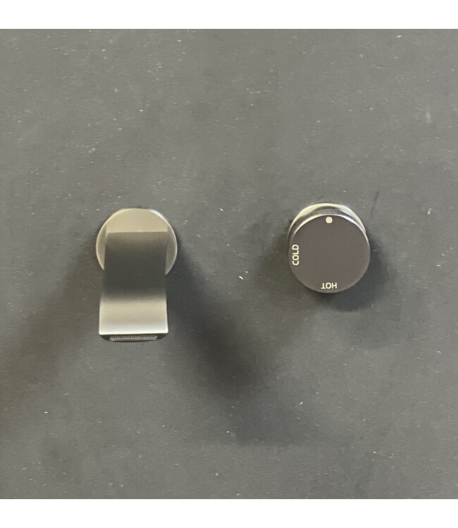 Como Mood 60 inbouw wastafelkraan S-Line gunmetal, waterbesparend.