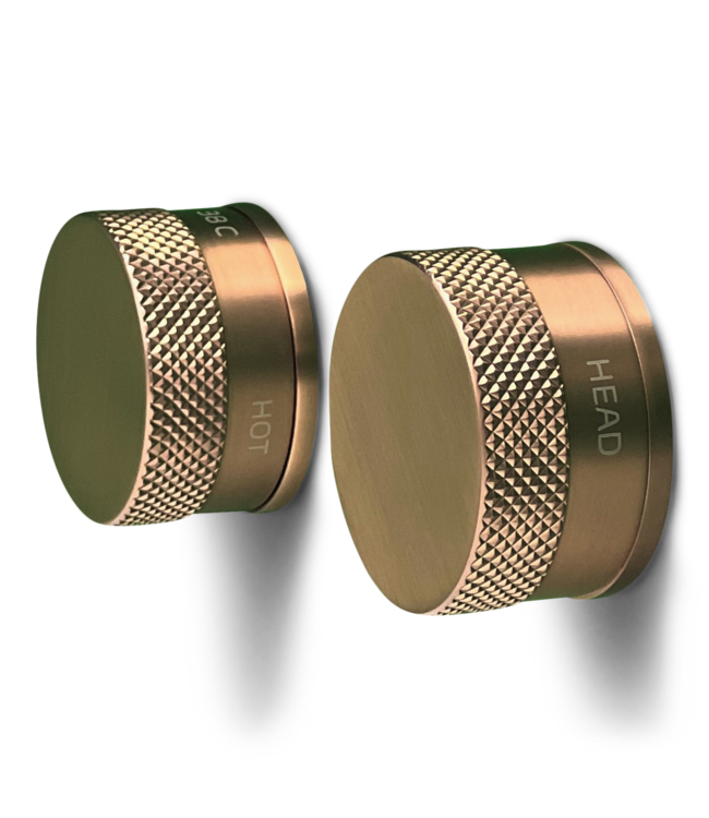 Como Regendouche Plafond- inbouw rose gold met 30cm douchekop. Compleet set