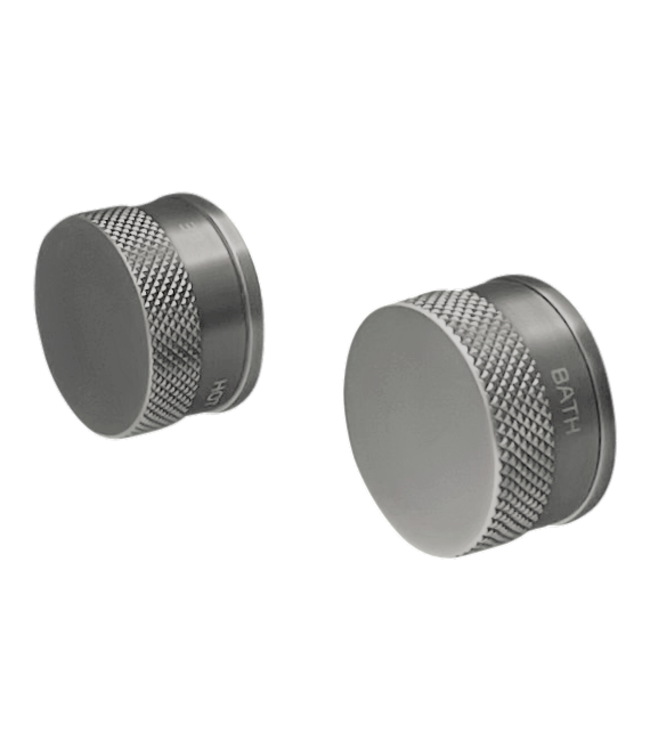 Como badkraan, inbouw met handdouche, geborsteld nikkel