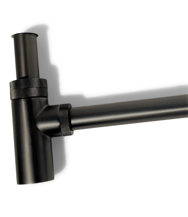 Como Mood 60 design sifon 1 1/4" mat zwart