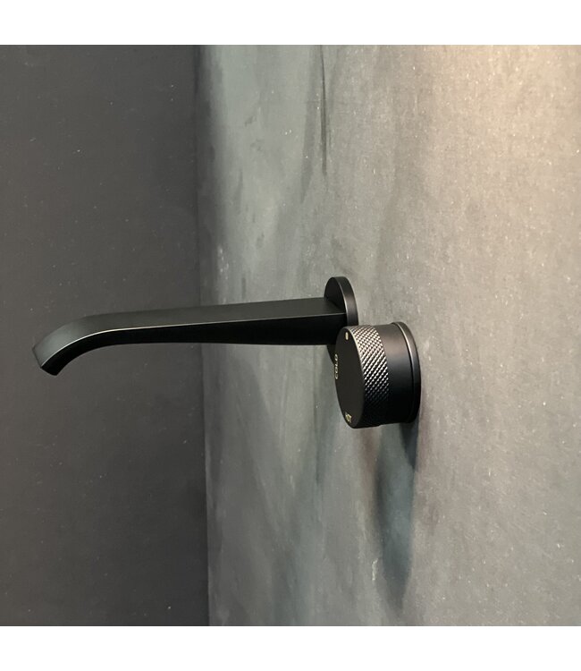 Como Mood 60 inbouw wastafelkraan S-Line ZWART, waterbesparend.